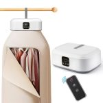 Prociv Portable Clothes Dryer, Portable Dryers for Apartment, RV, Travel, Dryer Machine Compact Dryer Machine for Small Clothes, Underwear, Baby Clothes, Hanging Dryer Machine with Timer Function