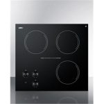Summit Appliance 20.63'' Electric Cooktop with 3 Burners