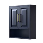 Daria Wall-Mounted Storage Cabinet in Dark Blue