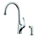 Dawn Single Lever Kitchen Faucet with Sidespray