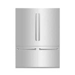 60 in. 4-Door French Door Refrigerator with Internal Ice and Water Dispenser in Stainless Steel