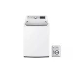 Lg Wt7400c 27" Wide 5.5 Cu. Ft. Energy Star Certified Top Loading Washing Machine - White