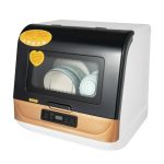 Anqidi Portable Countertop Dishwasher 4 Washing Programs 1200W Automatic Dishwasher Desktop Kitchen Dishwasher