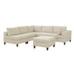 6 - Piece Corduroy Sectional