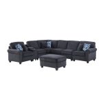 Duke 13 - Piece Upholstered Sectional