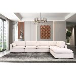 Hockensmith 6 - Piece 161" Wide Modular Corner Sectional With Ottoman