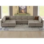 Wylodene 14 - Piece Velvet Reclining Sectional