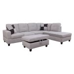 Bearrow 3 - Piece Upholstered Sectional