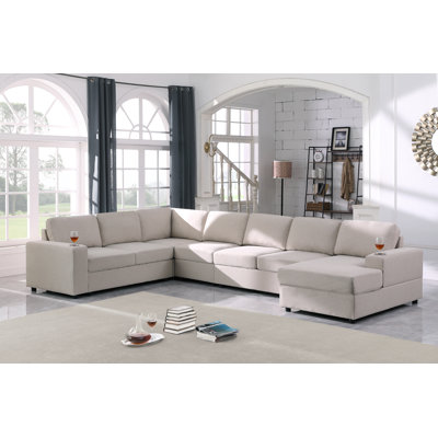 default_name-150.jpg Redwater 6 - Piece Upholstered Sectional - Image 1