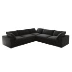 5 - Piece Slipcovered Reclining Sectional