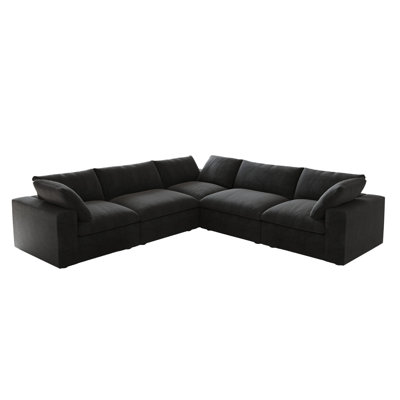 default_name-183.jpg 5 - Piece Slipcovered Reclining Sectional - Image 1