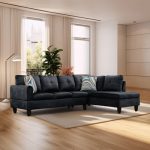 Wilburta 2 - Piece Velvet Sectional