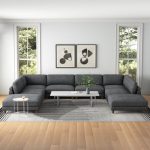 8 - Piece Corduroy Sectional