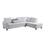 Budapest 97.5'' Wide L Shape 100 %Linen Corner Sectional