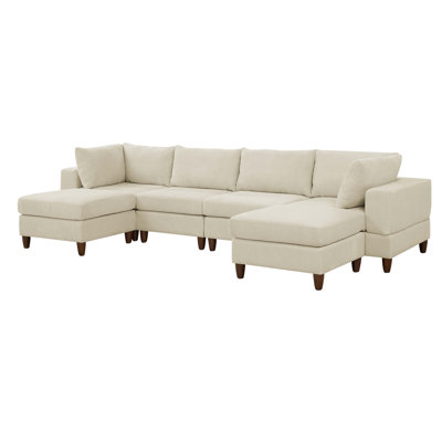 default_name-231.jpg 6 - Piece Corduroy Sectional - Image 1