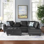 Blumenthal 3 - Piece Faux Leather Sectional