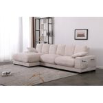 Homerton 3 - Piece Corduroy Sectional