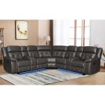 Tanvika 3 - Piece Faux Leather Power Reclining Sectional