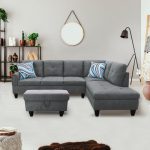 Wojia 3 - Piece Upholstered Sectional