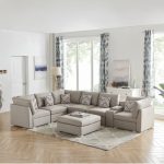 Amira 8 - Piece Upholstered Sectional