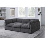 6 - Piece Corduroy Sectional