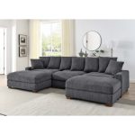 Ashira 5 - Piece Corduroy Sectional