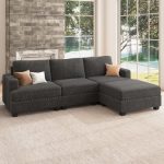 Anureet Modular Sectional Sofa L-shaped 3-seater Sofa With Chaise