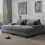 Demostene 4 - Piece Corduroy Sectional