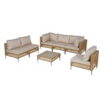 Frans 6 - Person Outdoor Seating Group with Cushions
