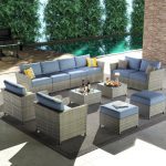 Cassville 10 - Person Outdoor Seating Group with Cushions