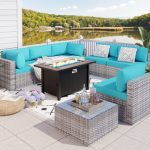 Bushrah 6 - Person Outdoor Seating Group with Cushions