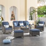 Guillen 7 - Person Outdoor Seating Group with Cushions