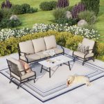 Tapasi Metal 5 - Person Seating Group with Cushions