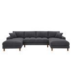 Sanner 3 - Piece Corduroy Sectional