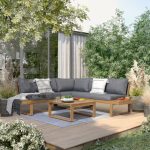 5 - Person Outdoor Seating Group with Cushions