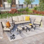 Aivah 7 - Person Outdoor Seating Group with Cushions