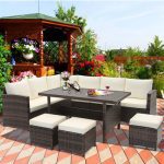 Aavya 8 - Person Outdoor Seating Group with Cushions