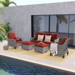 Astling 5 - Person Outdoor Seating Group with Cushions