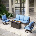 Aivah 5 - Person Outdoor Seating Group with Cushions