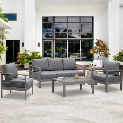 default_name-643.jpg Brandtley 5-Person Metal Outdoor Seating Group With Cushions - Image 1