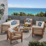 Maher 8 - Person Outdoor Seating Group with Cushions