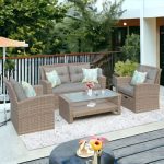 6 - Person Outdoor Seating Group with Cushions