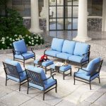 Aivah 9 - Person Outdoor Seating Group with Cushions