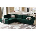 Wylodene 9 - Piece Velvet Reclining Sectional