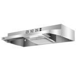 GRACEALL Under Cabinet 30 Inch Range Hood - Ductless Vent Hood Convertible to Ducted, Stainless Steel Kitchen Stove Extractor, Oven Exhaust Fan with Reusable Aluminum Filters and Charcoal Filter