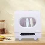 SHZICMY  Portable Mini Countertop Dishwasher Dish Washing Machine 5 Washing Program 1200W