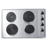 Summit 30" Wide 208/240V 4-Burner Solid Disk Cooktop - Stainless Steel