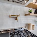 Lanae Pot Filler Stainless Steel Wall Mount Folding Double Joint Pot Filler Faucet