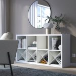 KALLAX Shelf unit with 4 inserts, 30 3/8x57 7/8 "