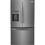 Gallery 27.8 cu. ft. French Door Refrigerator in Black Stainless Steel
